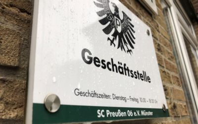 Schließzeiten von Geschäftsstelle und Fanshop