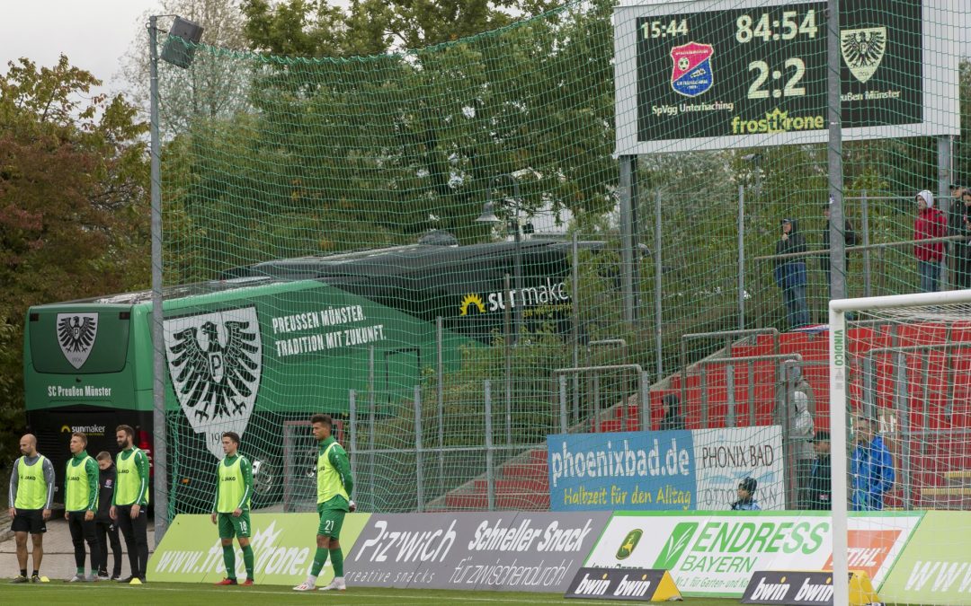 Gästetickets für das Auswärtsspiel bei Unterhaching