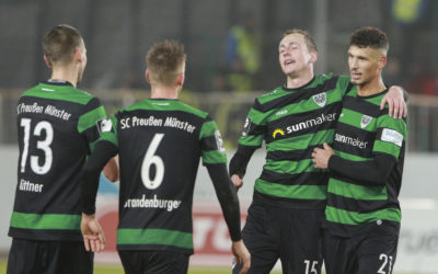Nach 2:0-Sieg: Endlich wieder Siegerbilder aus dem Preußenstadion