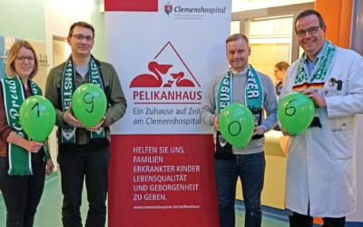 Fanprojekt spendet 1.906 Euro an das „Pelikanhaus“