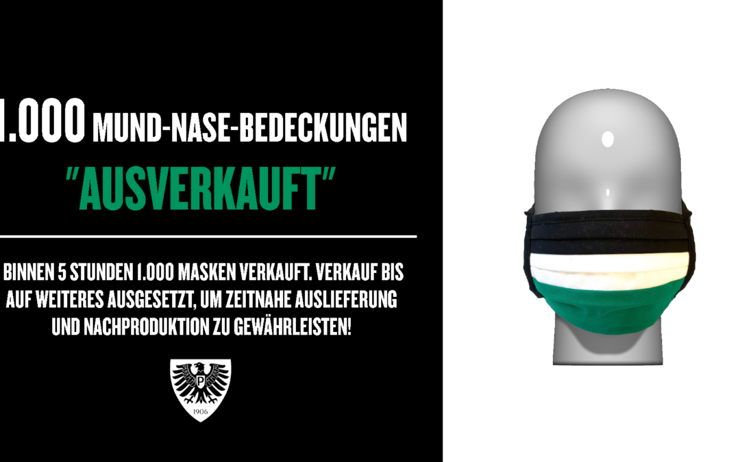 Preußen-Masken binnen fünf Stunden „ausverkauft“