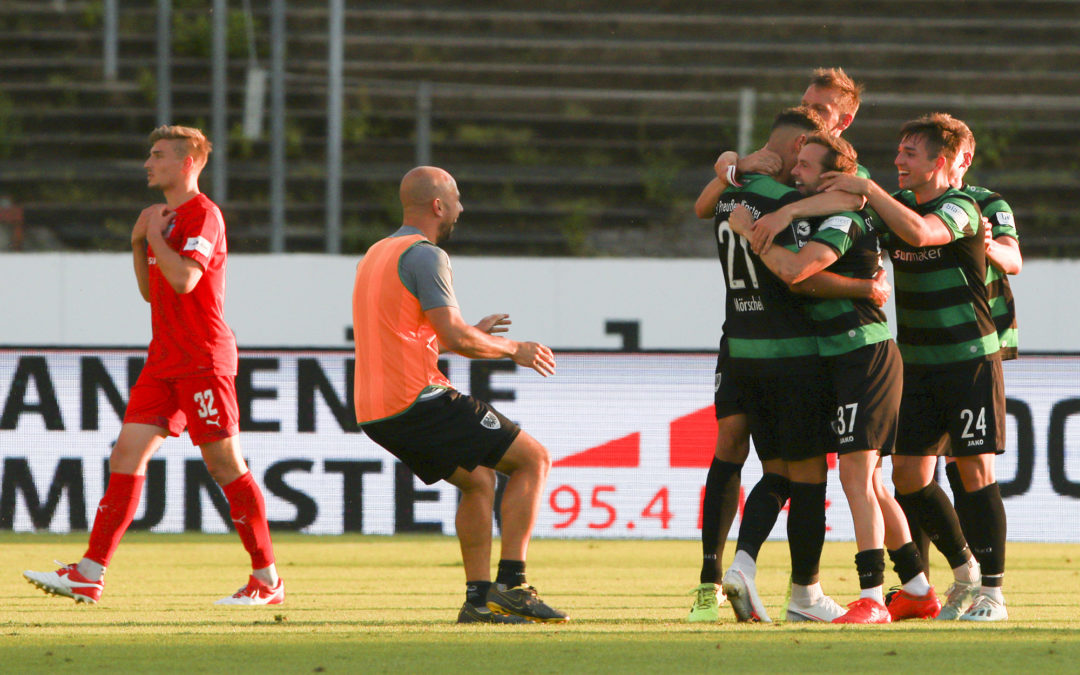 Last-Minute-Jubelbilder aus dem Preußenstadion