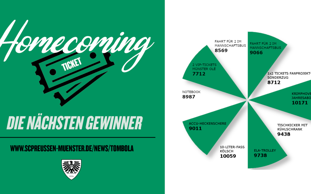Homecoming-Tombola geht in die Verlängerung