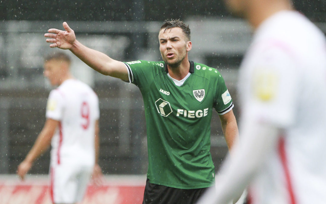 Erstes Heimspiel vor leeren Rängen gegen Ligaschlusslicht RW Ahlen