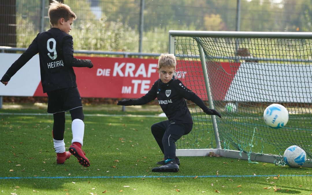 Herbstferien-Fußballcamp am Preußenstadion sorgt für großen Spaß