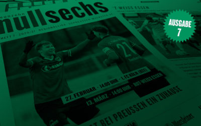 nullsechs-Stadionmagazin Ausgabe 7 jetzt als ePaper verfügbar