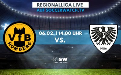 Heute im Livestream: VfB Homberg – SC Preußen