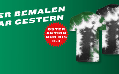 Eier bemalen war gestern – Gestalte dein individuelles Fanshirt 