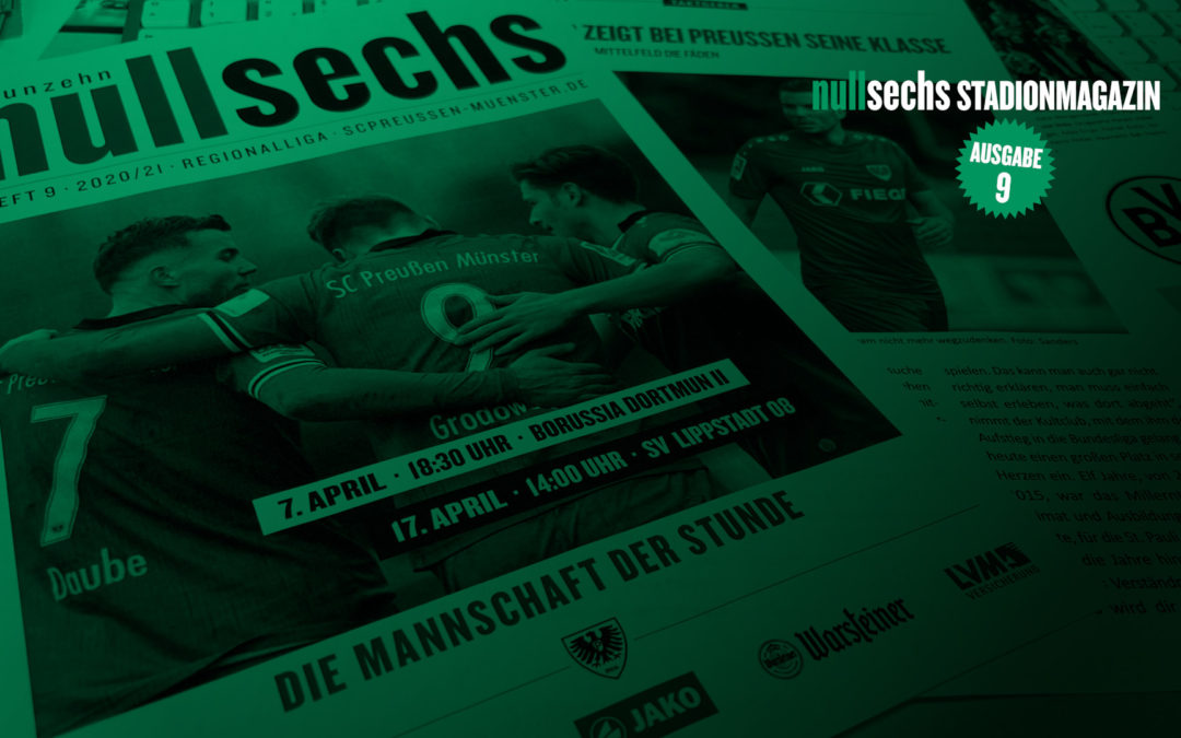 nullsechs-Stadionmagazin Ausgabe 9 jetzt als E-Paper verfügbar