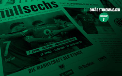 nullsechs-Stadionmagazin Ausgabe 9 jetzt als E-Paper verfügbar