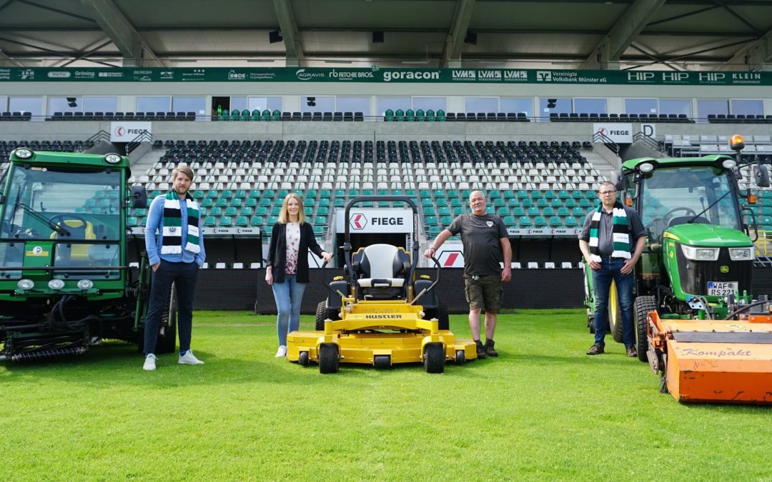 Rampelmann & Spliethoff verstärken Greenkeeping-Fuhrpark der Preußen