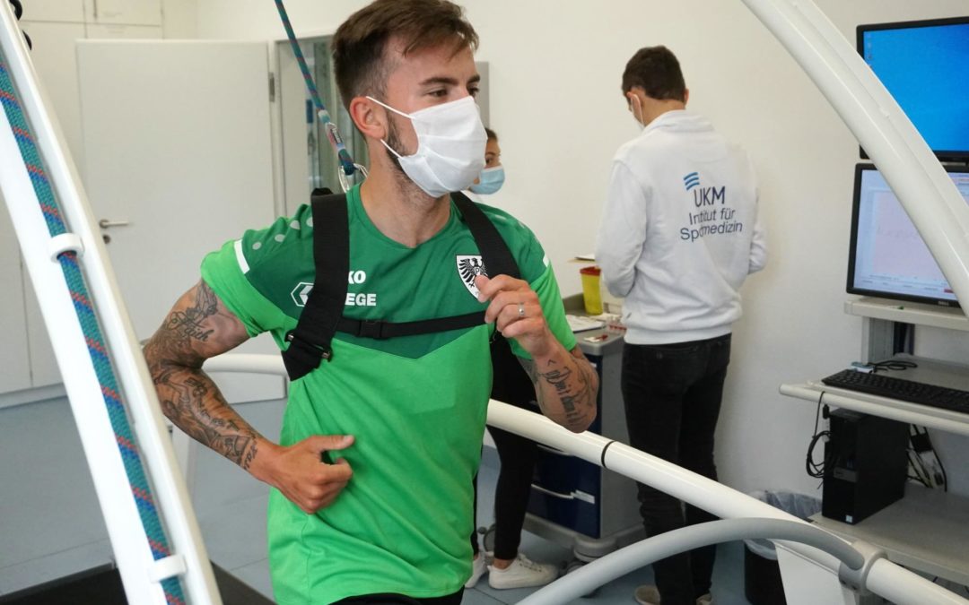Laktattest wieder unter professionellen Bedingungen beim UKM