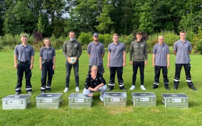 Preußen begleiten Azubi-Start bei Gieseke