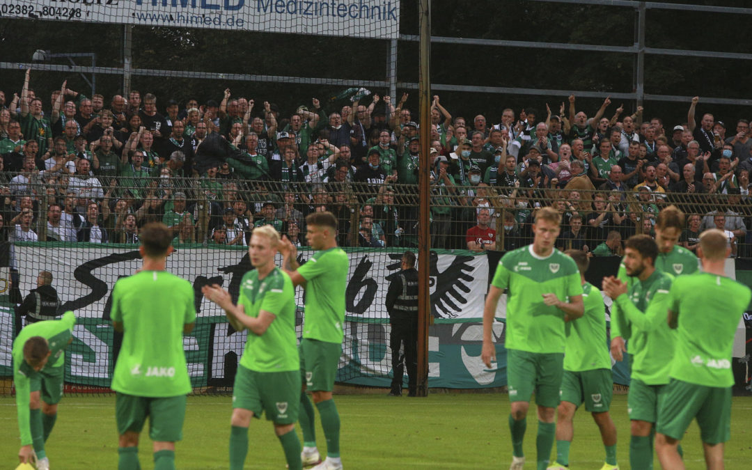 Vorverkauf für das Auswärtsspiel bei RW Ahlen