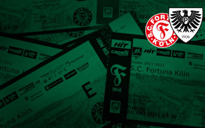 Auswärtstickets Fortuna Köln erhältlich