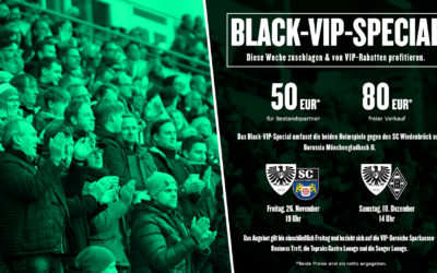 BLACK-VIP-SPECIAL nutzen & das Preußenstadion als VIP besuchen