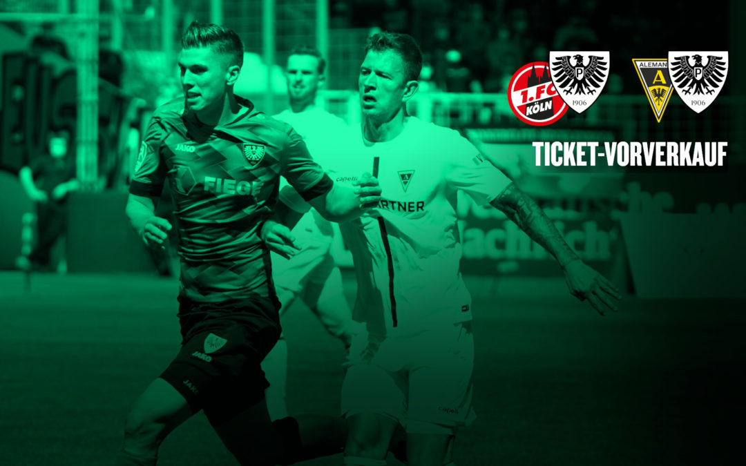 Auswärtstickets: Köln & Aachen ab morgen im Vorverkauf