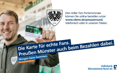 Unverwechselbare PreußenCard bei der Volksbank