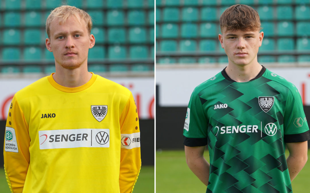 U19-Talente Matthias Bräuer und Mika Keute gehen ihren Weg beim SCP weiter