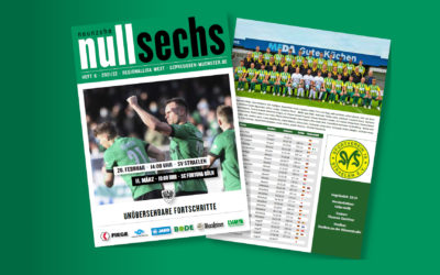 nullsechs-Stadionmagazin (Ausgabe 8) ist online