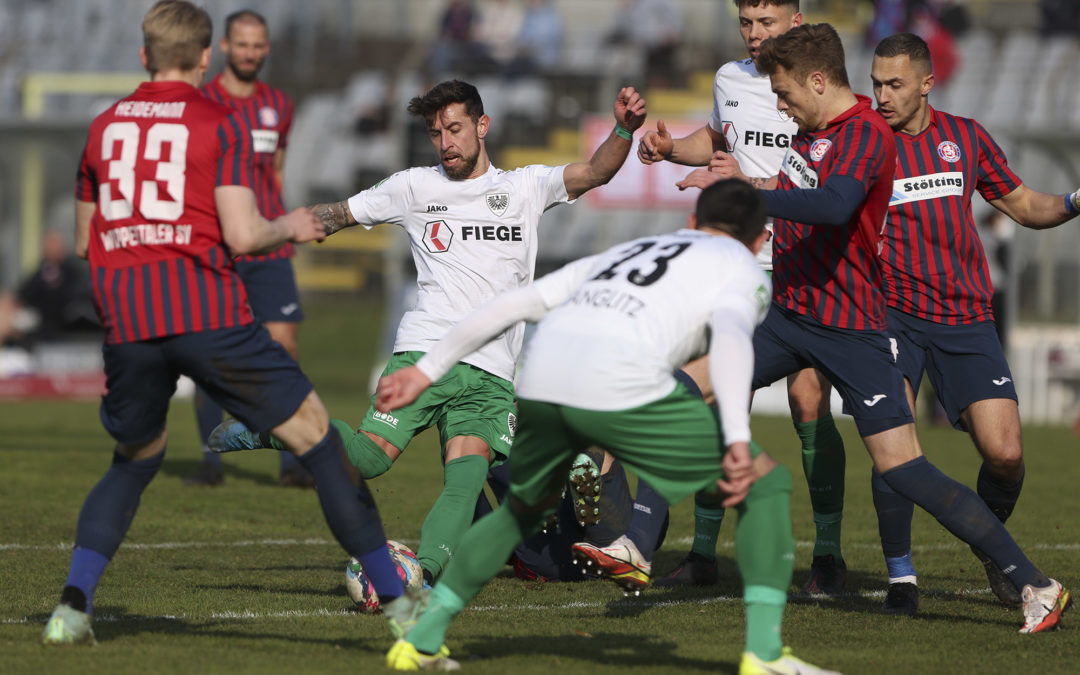 Späte Antwort auf frühen Schock: 1:1-Unentschieden beim Wuppertaler SV