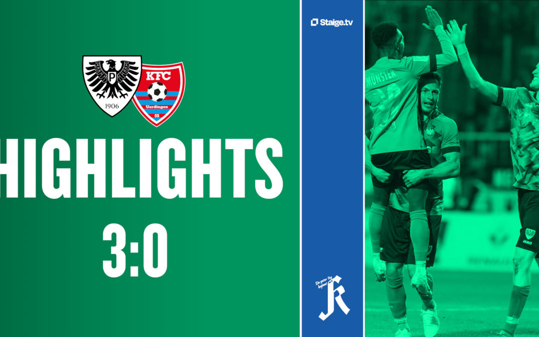 Highlights: SC Preußen Münster – KFC Uerdingen (3:0)