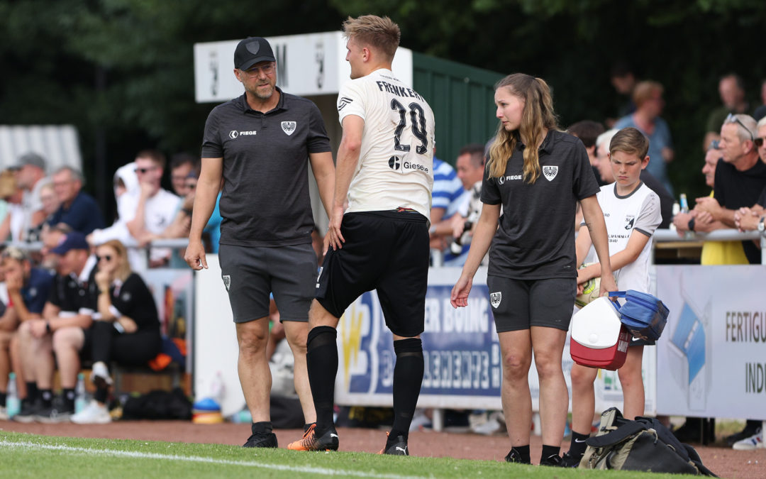 Lukas Frenkert erleidet Fraktur im Sprunggelenk