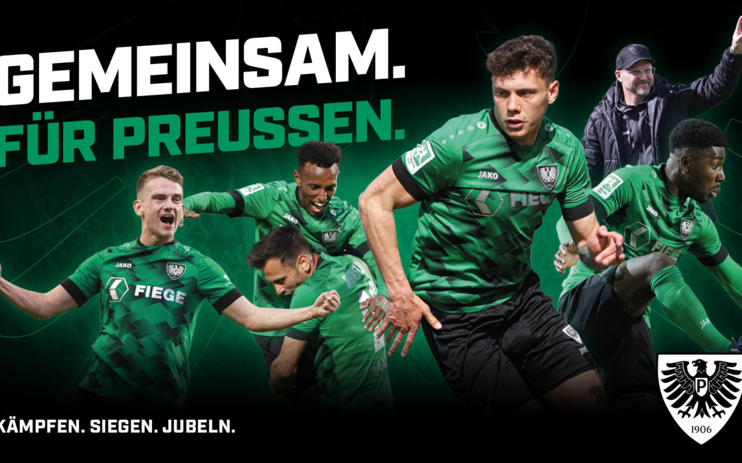 Gemeinsam. Für Preußen. Für Münster – Imagekampagne wird zum Saisonstart weitergeführt