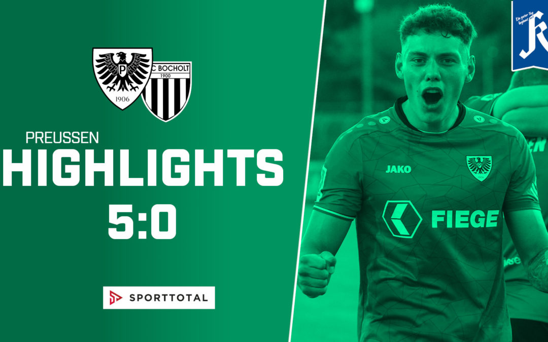 Highlights vom 5:0-Heimsieg gegen Bocholt