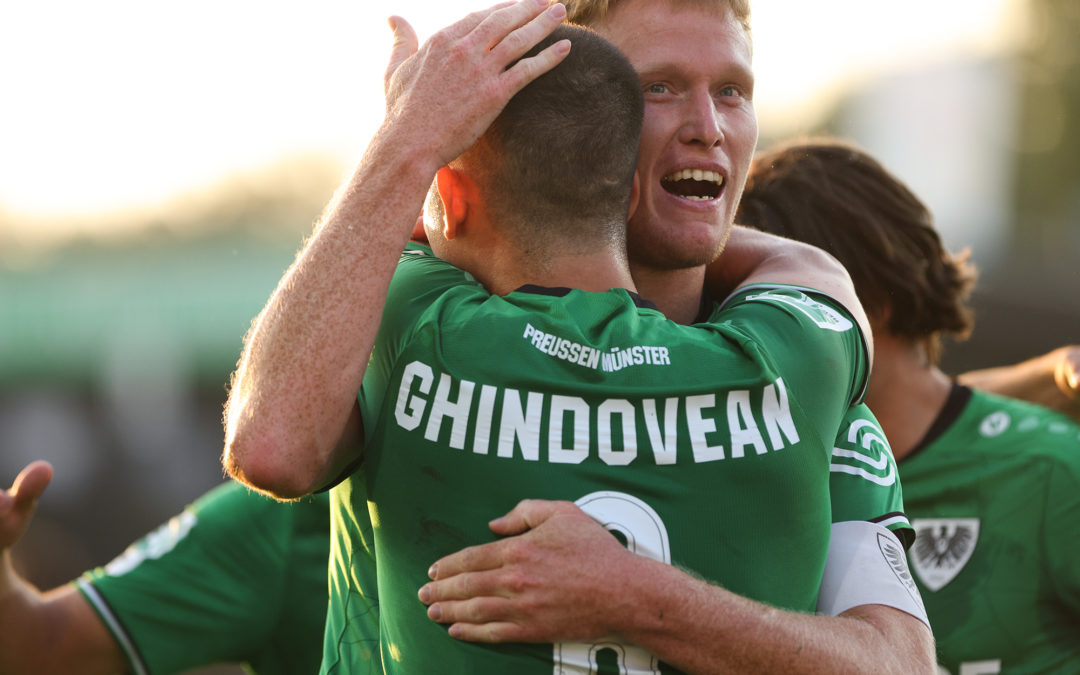 Preußen erreichen mit 4:0-Sieg die nächste Pokalrunde