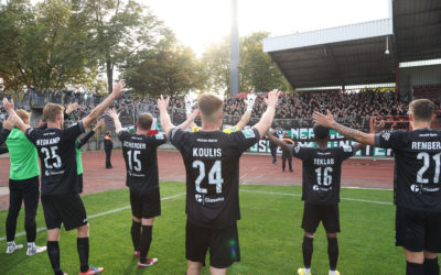 Auswärtsspiel gegen Bocholt im Stadion Niederrhein