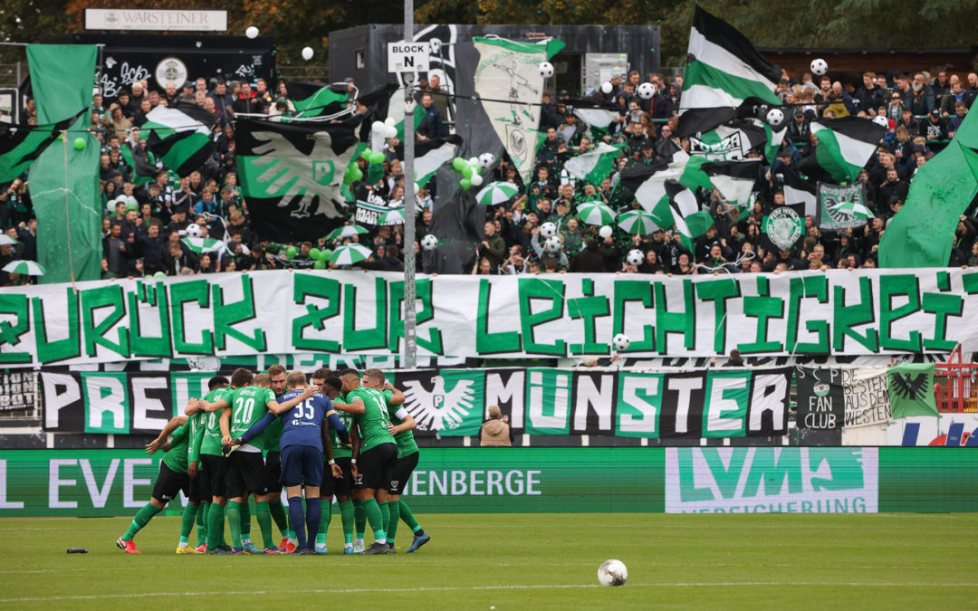 Zweimal heim, zweimal auswärts: Vier Preußenspiele im Vorverkauf