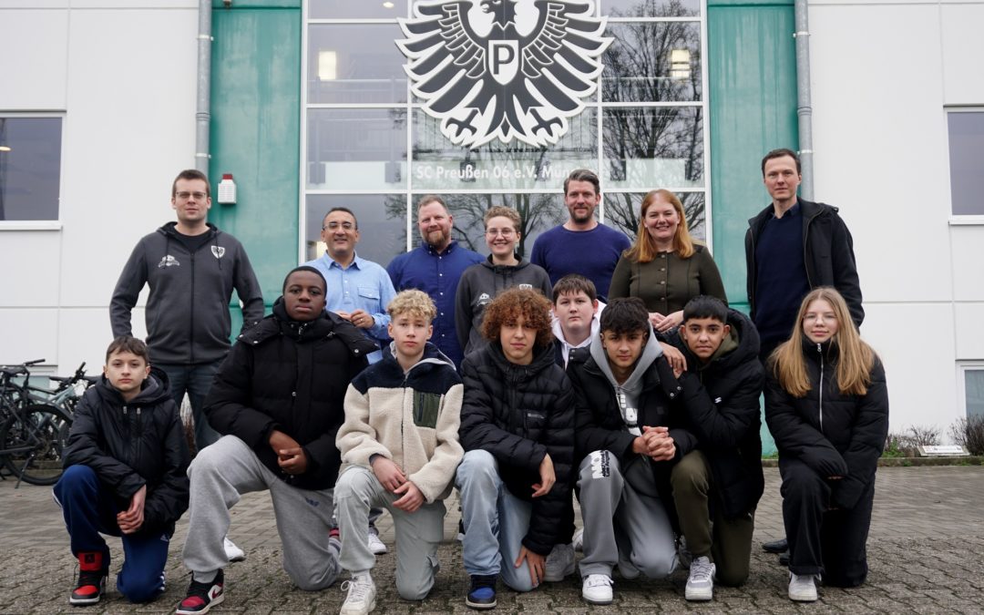 „Nachhilfeort Preußenstadion“: Der erste Ball ist gespielt