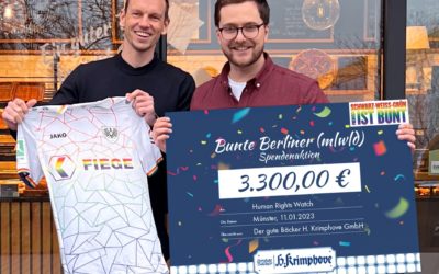 Bunte Berliner bringen stolze 3.300 Euro ein