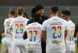Original Matchworn Sondertrikot Langlitz