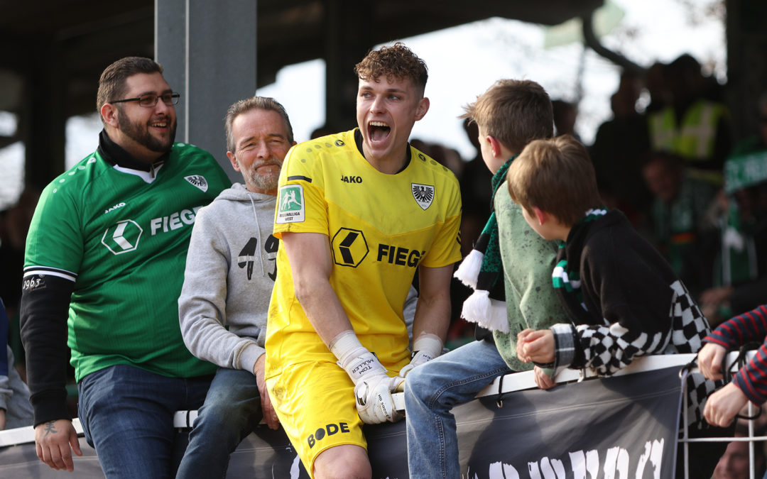 Stimmungsvolle Bilder aus dem Preußenstadion