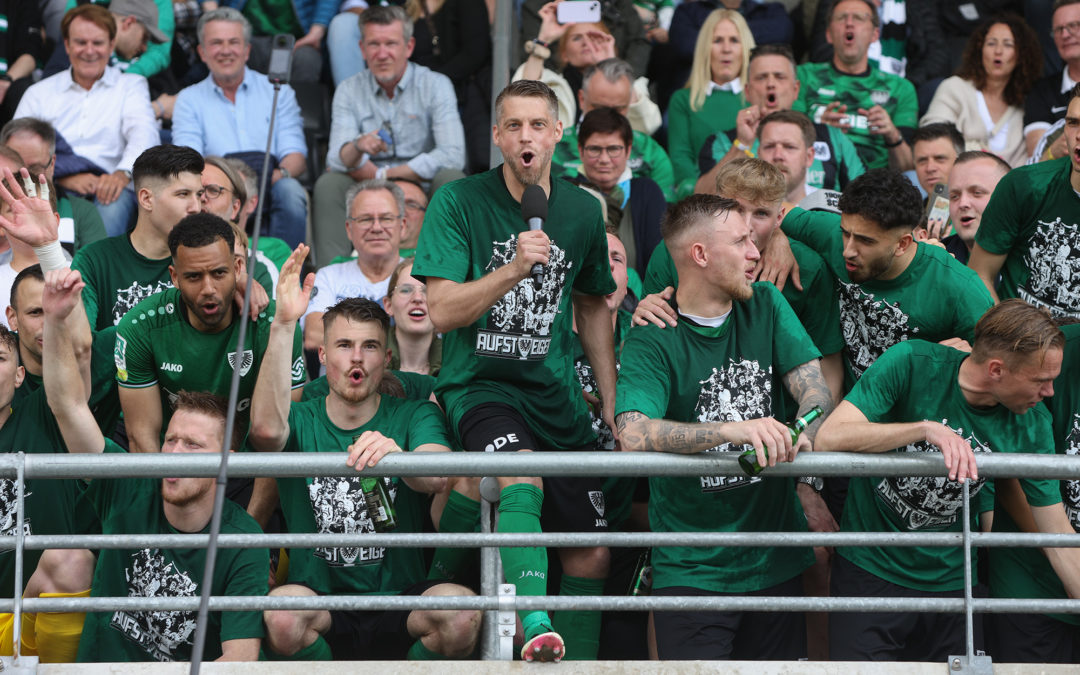 Meisterparty im Preußenstadion als emotionaler Höhepunkt eines langen Weges