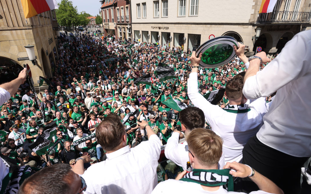 Emotionale Meisterfeier im Herzen der Stadt