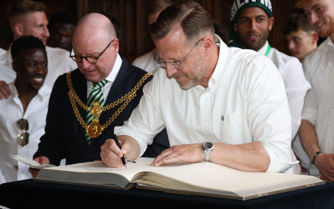 Oberbürgermeister empfängt Aufsteiger am Sonntag im Historischen Rathaus