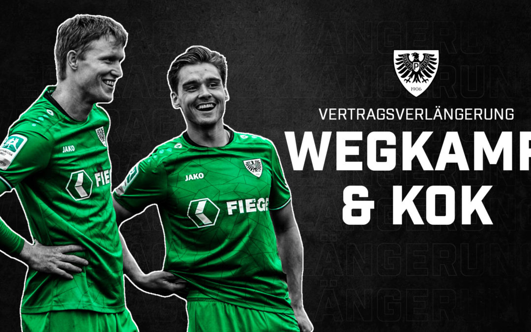Aufstiegshelden bleiben: Thomas Kok und Gerrit Wegkamp verlängern