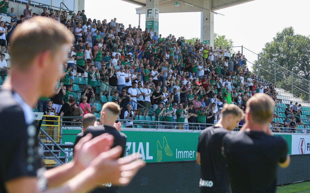 Generalprobe gegen die Kickers Offenbach im Preußenstadion