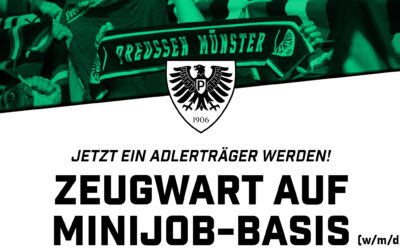 Jetzt ein Adlerträger werden: U23-Zeugwart auf Minijob-Basis