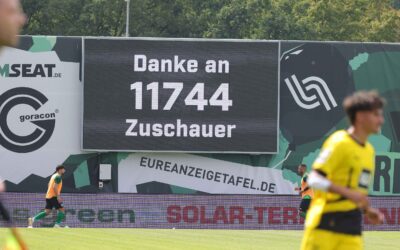 Ausverkauftes Haus – Die Bilder aus dem Preußenstadion