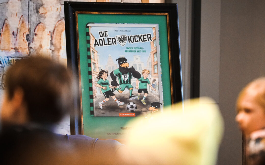 Das neue Kinderbuch „Die Adlerkicker“ feiert eine besondere Premiere