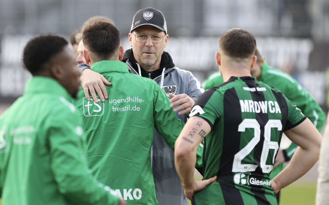 Impressionen vom Remis im Preußenstadion