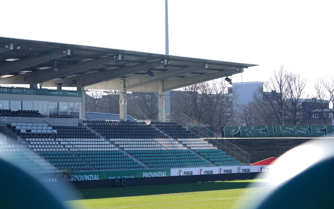 Preußenstadion als Ausweichspielstätte für den 1. FC Bocholt