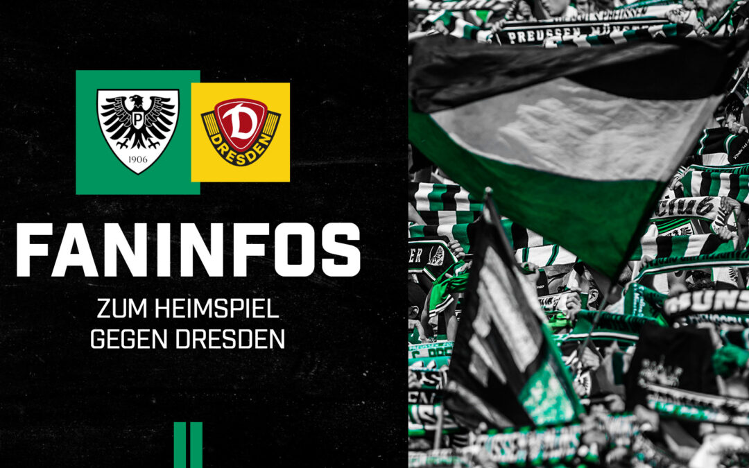 Faninfos zum ausverkauften Heimspiel gegen Dresden