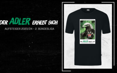 Der Adler erhebt sich – Jetzt das offizielle Aufstiegsshirt sichern