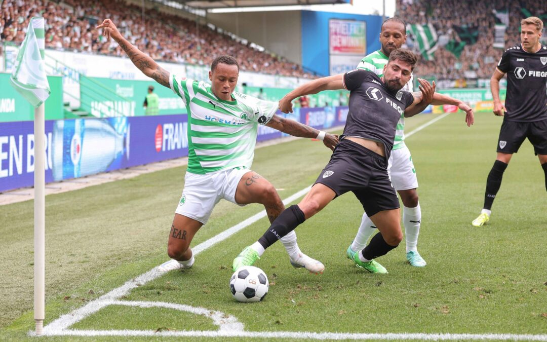 Greuther Fürth erstmals in einem Pflichtspiel zu Gast an der Hammer Straße