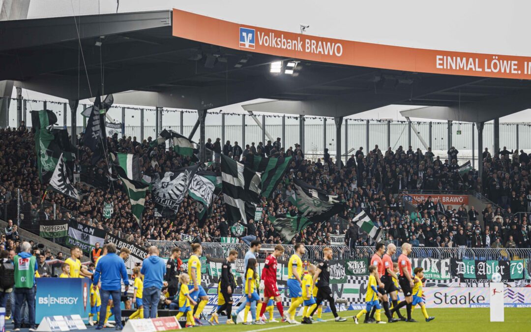 Freier Vorverkauf für Auswärtsspiel in Braunschweig